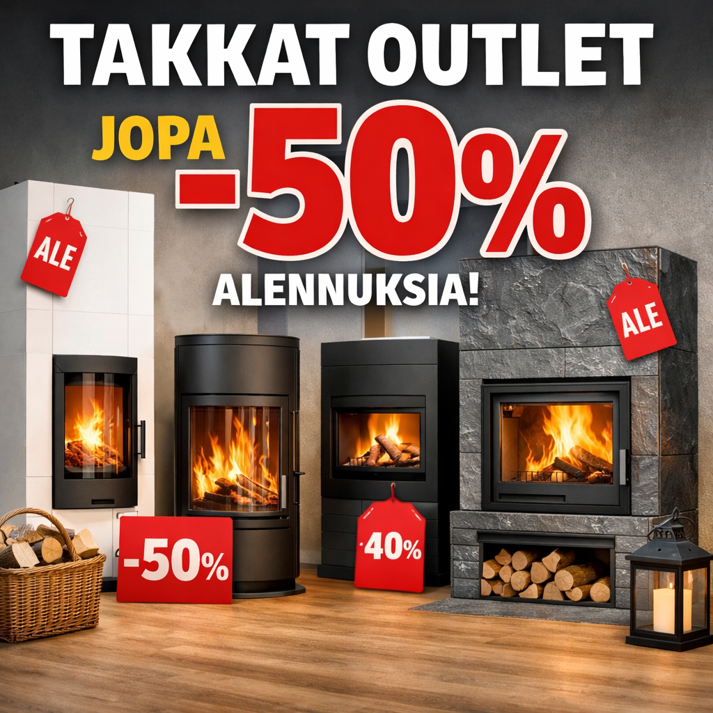 Fireplace discounts photo for outlet section on online shop with finnish language max discount 50-1 Fireplace discounts photo for outlet section on online shop with finnish language max discount 50-1